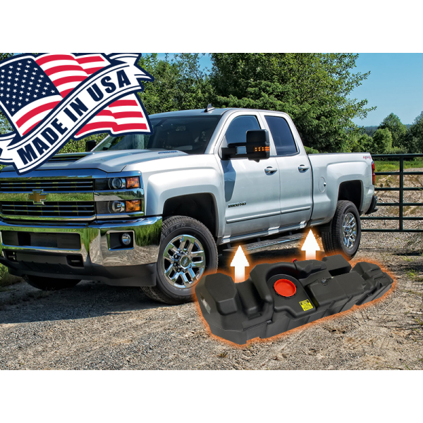 2017-2019 Chevy Silverado / GMC 2500 / 3500 Crew Cab 212L Long Range Fuel Tank