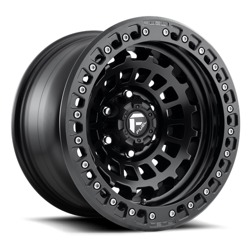 Fuel 1PC D101 ZEPHYR BEADLOCK 17x9 6x139.7 -15 Matte Black