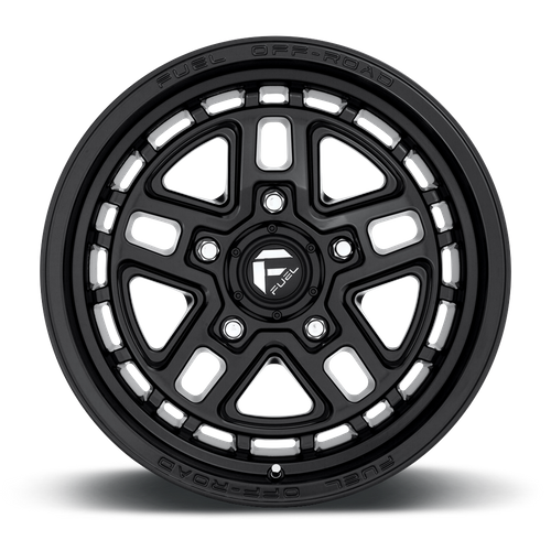 Fuel 1PC D667 NITRO 17x9 5x127 -12 Matte Black