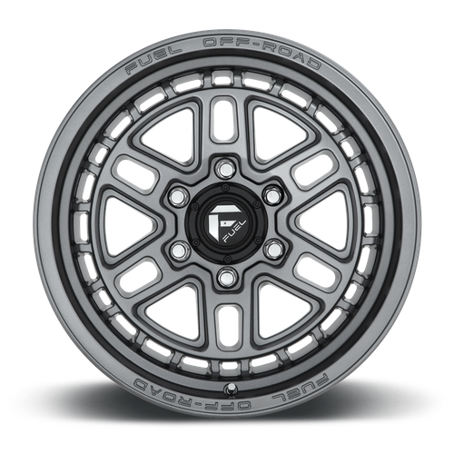 Fuel 1PC D668 NITRO 17x9 6x139.7 -12 Matte Gun Metal