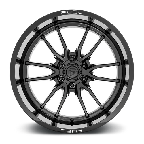 Fuel 1PC D760 CLASH 22x12 6x135 -44 Gloss Black