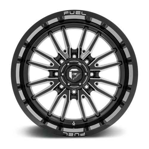 Fuel 1PC D761 CLASH 22x12 8x170 -44 Gloss Black Milled