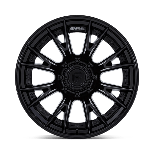 Fuel 1PC FC402 CATALYST 24x12 8x170 -44 Matte Black W/ Gloss Black Lip