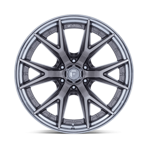 Fuel 1PC FC402 CATALYST 17x9 6x135 +1 Platinum W/ Chrome Lip