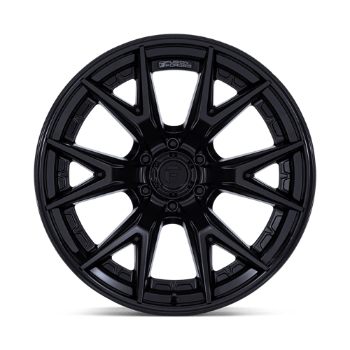 Fuel 1PC FC402 CATALYST 18x9 6x135 +1 Matte Black W/ Gloss Black Lip