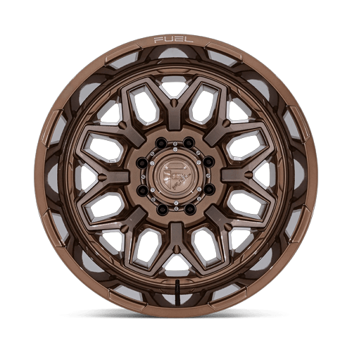 Fuel 1PC D876 FLUX DUALLY 22x8.25 8x165.1 -201 Platinum Bronze