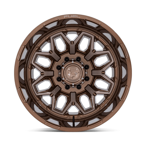Fuel 1PC D876 FLUX DUALLY 22x8.25 8x165.1 -246 Platinum Bronze