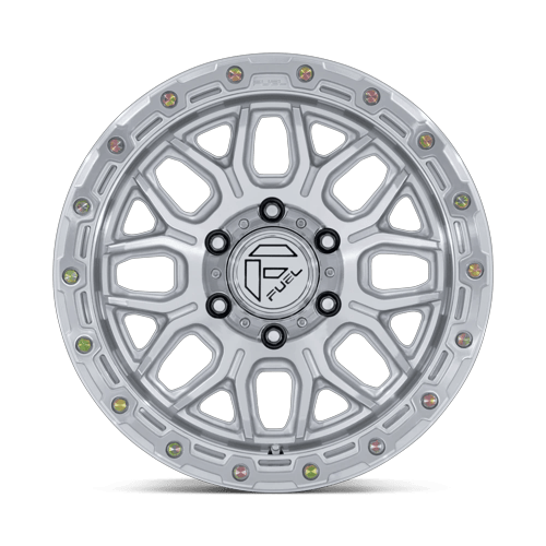 Fuel 1PC FC881 SURGE 18x9 8x180 +20 Gloss Silver W/ Machined Face