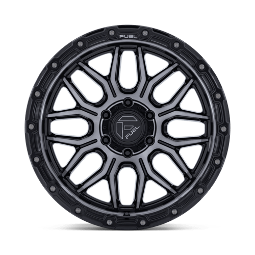 Fuel 1PC FC881 SURGE 17x9 5x127 +1 Gloss Black Machined W/ Gtcc