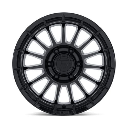 Fuel 1PC FC905 ASCEND 17x9 6x114.3 +1 Matte Black W/ Gloss Black Lip