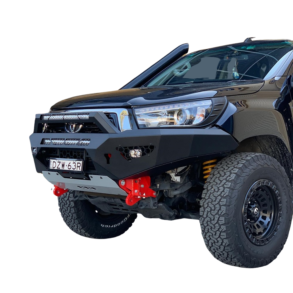 Predator Bull bar Hilux N80 with Stealth top hoop