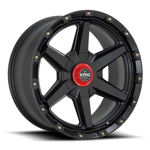 KMC KM101 TEMPO 17x9 5.5 -12 Satin Black