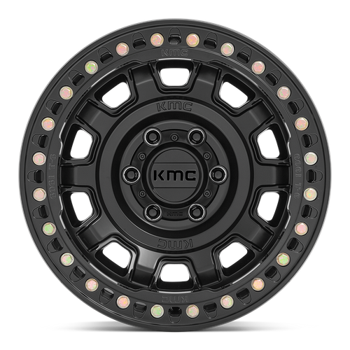 KMC KM236 TANK BEADLOCK 17x9 6x139.7 -15 Satin Black
