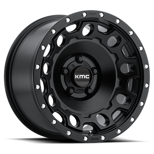KMC KM529 HOLESHOT 17x8.5 5x127 +34 Satin Black