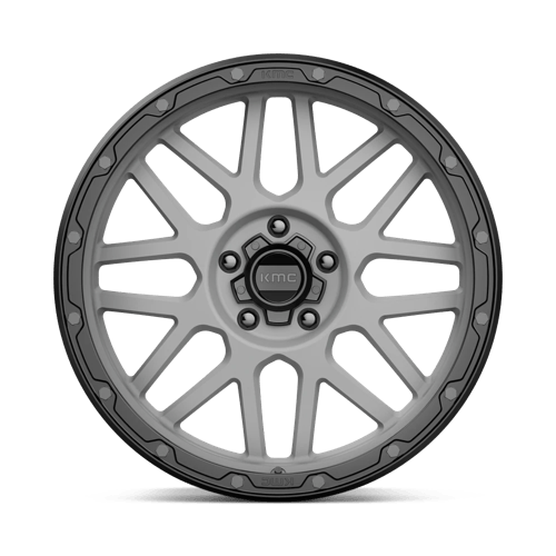 KMC KM535 GRENADE OFF-ROAD 20x9 5x127 +18 Matte Gray W/ Matte Black Lip