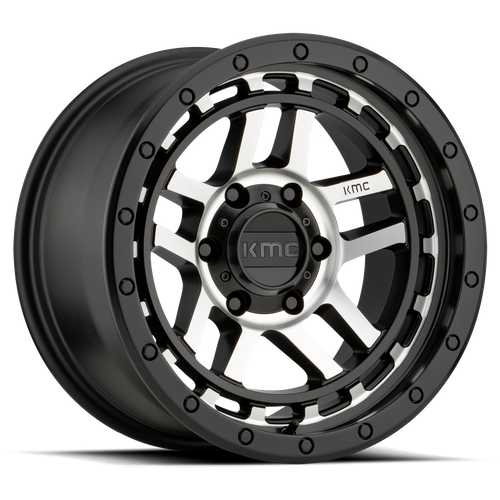 KMC KM540 RECON 17x8.5 6x139.7 +18 Satin Black Machined