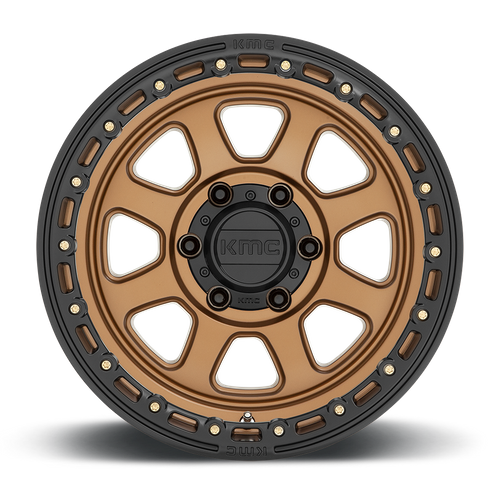 KMC KM548 CHASE 20x9 6x135 +18 Matte Bronze W/ Black Lip