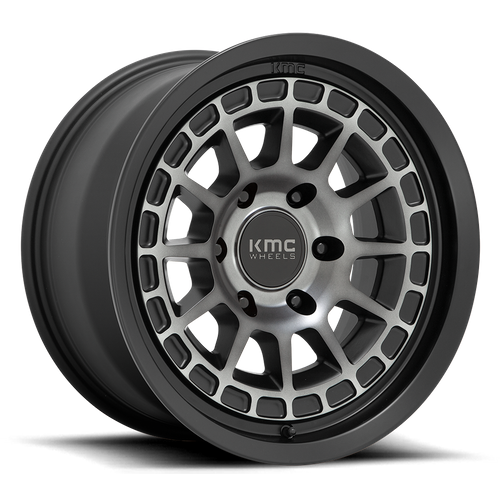 KMC KM719 CANYON 16x8 6x139.7 +0 Satin Black W/ Gray Tint
