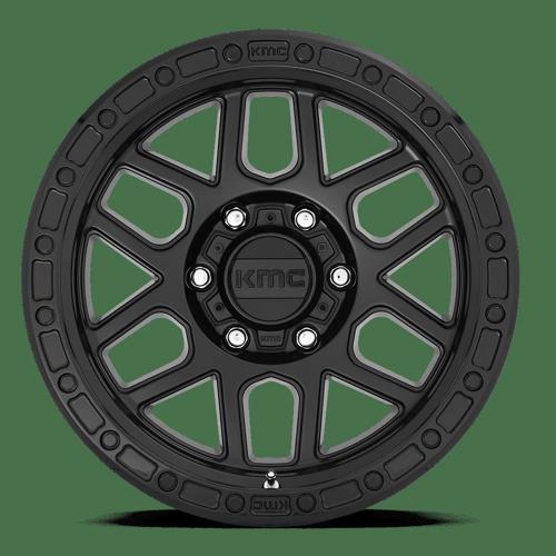 KMC KM544 MESA 20x9 8x165.1 +0 Satin Black W/ Gloss Black Lip