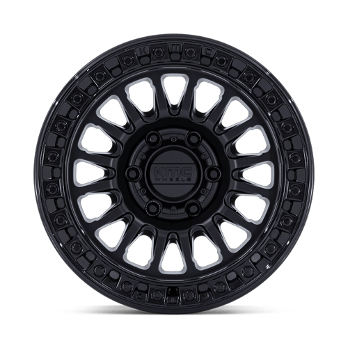 KMC KM552 IMS 20x9 6x139.7 +18 Matte Black W/ Gloss Black Lip