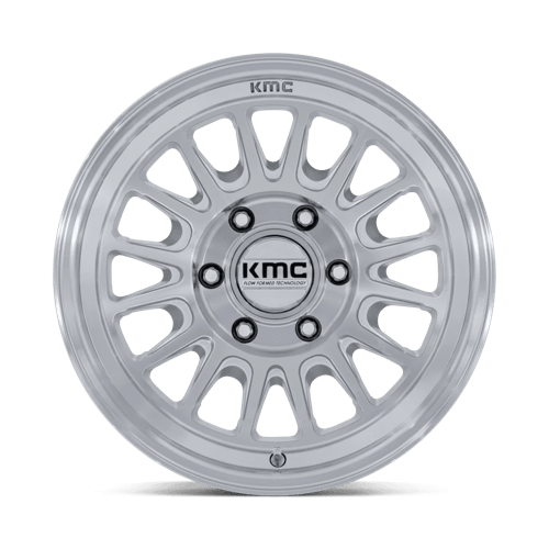 KMC KM733 IMPACT FFT 8x180 Gloss Silver W/ Machined Face