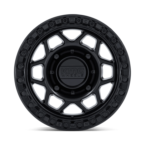 KMC Powersports KS241 TORX UTV BEADLOCK 4x137 Matte Black W/ Gloss Black Rg