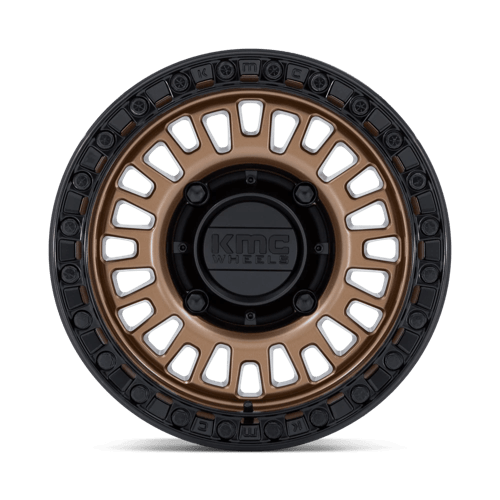 KMC Powersports KS242 AZTEC UTV BEADLOCK 5x114.3 Matte Bronze W/ Matte Black Rg