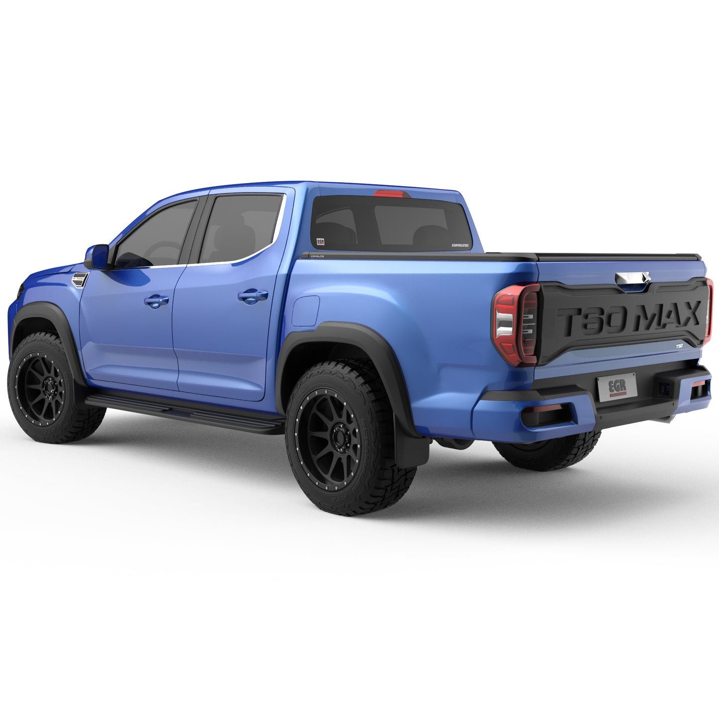 Driver-side view of an LDV T60 2021 equipped with EGR Fender Flares