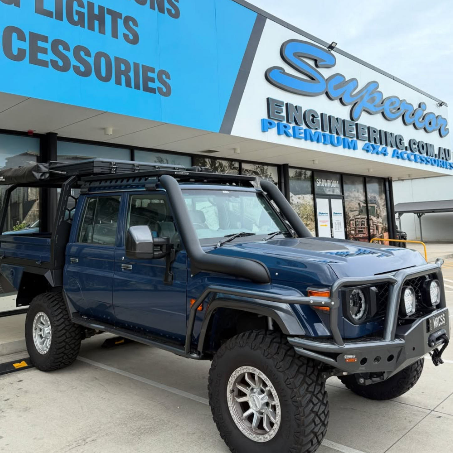 70 Series Facelift Dual Cab Sliders & Rails