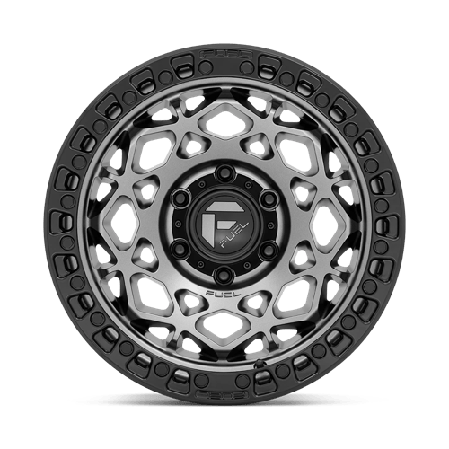 Fuel 1PC D784 UNIT 17x9 6x114.3 +1 Gunmetal W/ Matte Black Ring