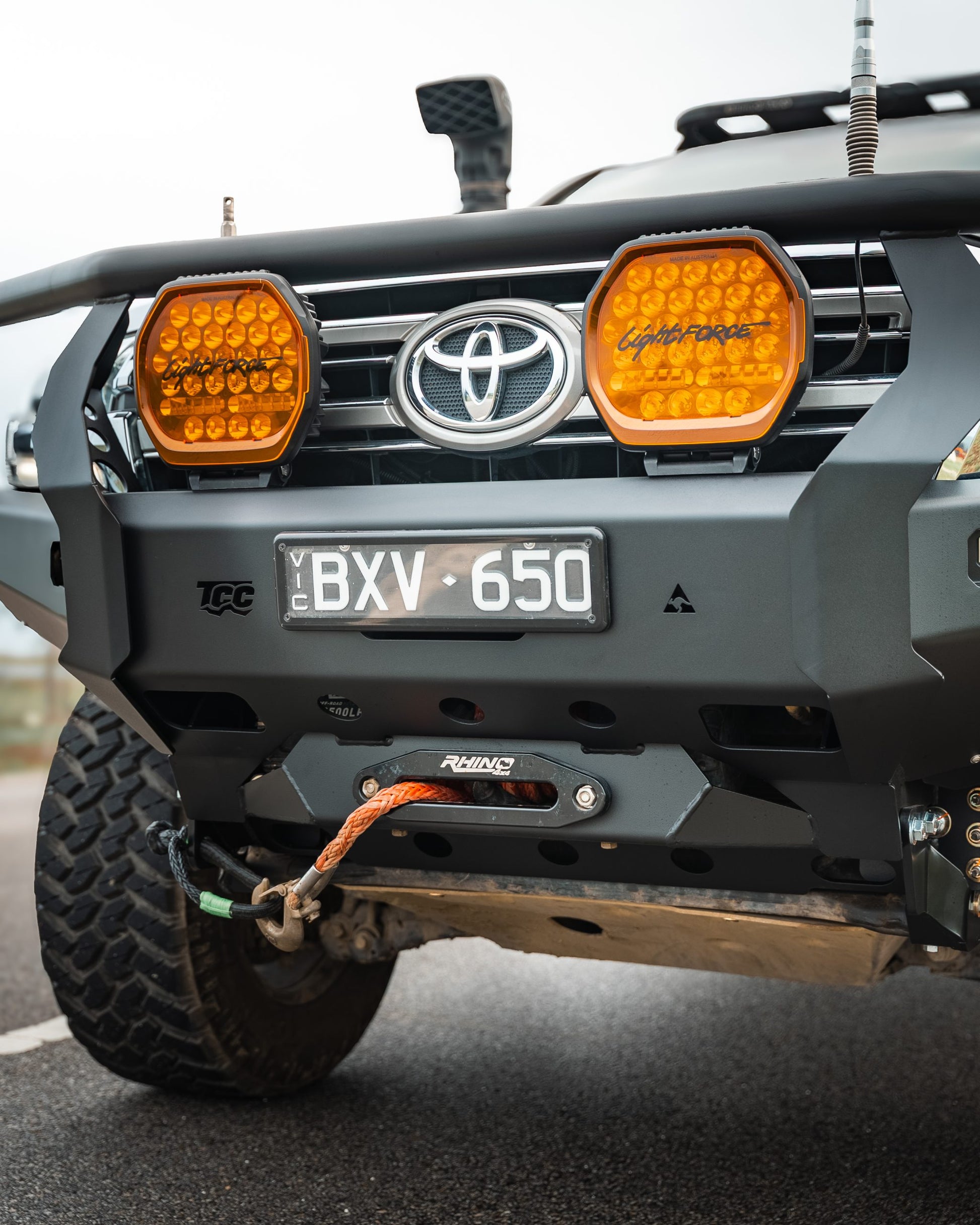 Toyota LandCruiser 200 Series Facelift Bull Bar (2016–2021) - Image 11