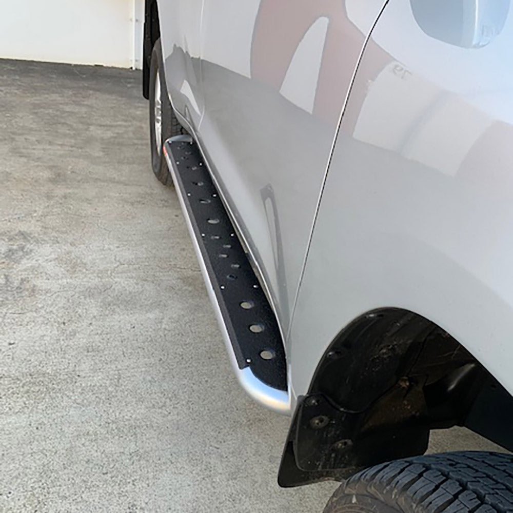 Toyota LandCruiser 200 Series FLAT Rock Sliders / Side Steps