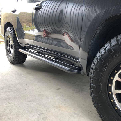 Toyota LandCruiser 200 Series FLAT Rock Sliders / Side Steps