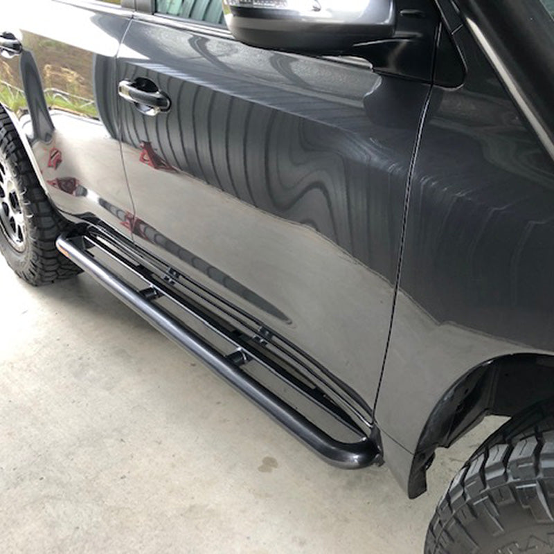 Toyota LandCruiser 200 Series FLAT Rock Sliders / Side Steps