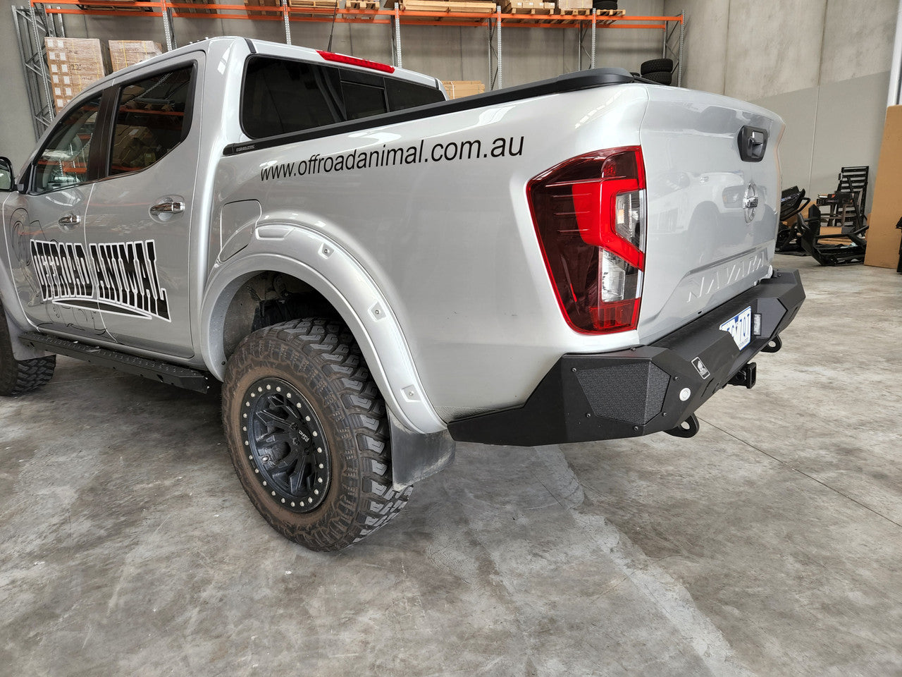 Navara NP300 rear bar and tow bar