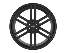 Black alloy wheel with multi-spoke design.