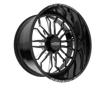 Glossy black JTX Forged multi-spoke wheel rim