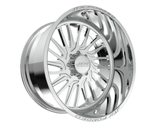 Polished chrome multi-spoke alloy car wheels