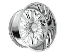 Polished chrome multi-spoke car rims