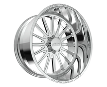 Polished chrome multi-spoke alloy car rims