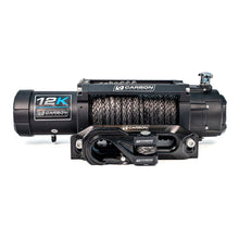 Carbon 12K - 12000lb Winch V3X with MegaPro Hook - 24V