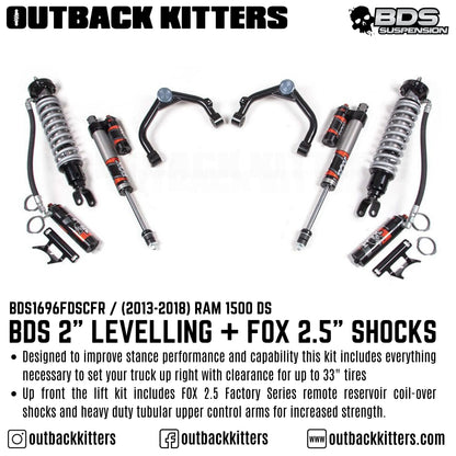 BDS Suspension 2' Levelling Kit for Ram 1500 DS