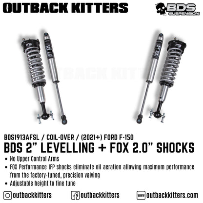 BDS Suspension 2' Levelling Kit for Ford F150 (2021+)