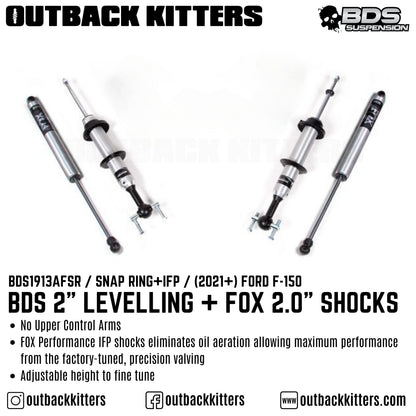 BDS Suspension 2' Levelling Kit for Ford F150 (2021+)