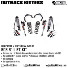 BDS Suspension 3' Lift Kit for Ram 1500 DT with Fox Shocks