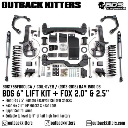 BDS Suspension 6' Lift Kit for Ram 1500 DS
