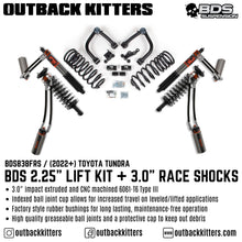 BDS Suspension 2.25' Lift Kit with 3.0' Factory Race Shocks 2022+ Toyota Tundra