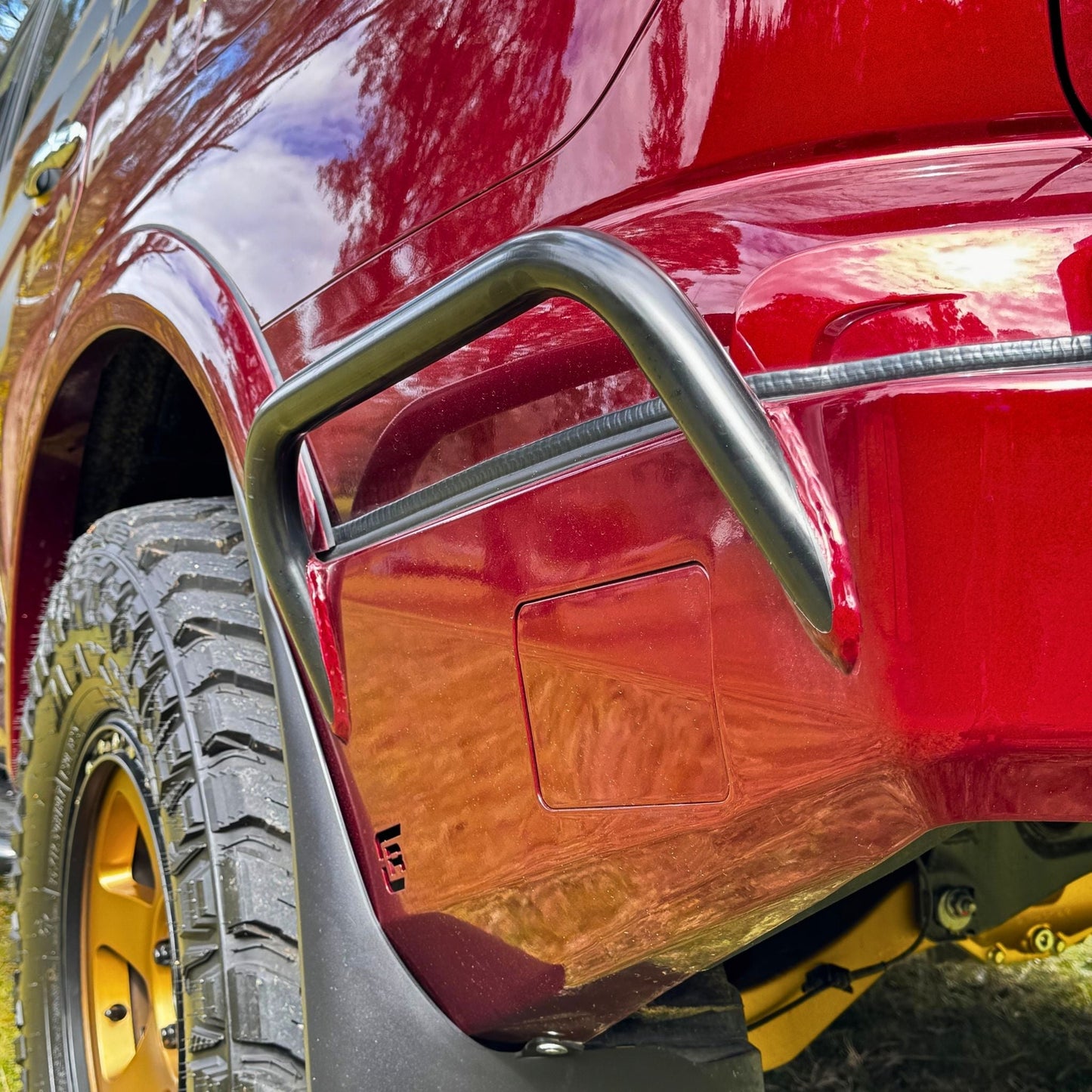 S5 Y62 Nissan Patrol Rear Bar V2 (Super High Clearance)