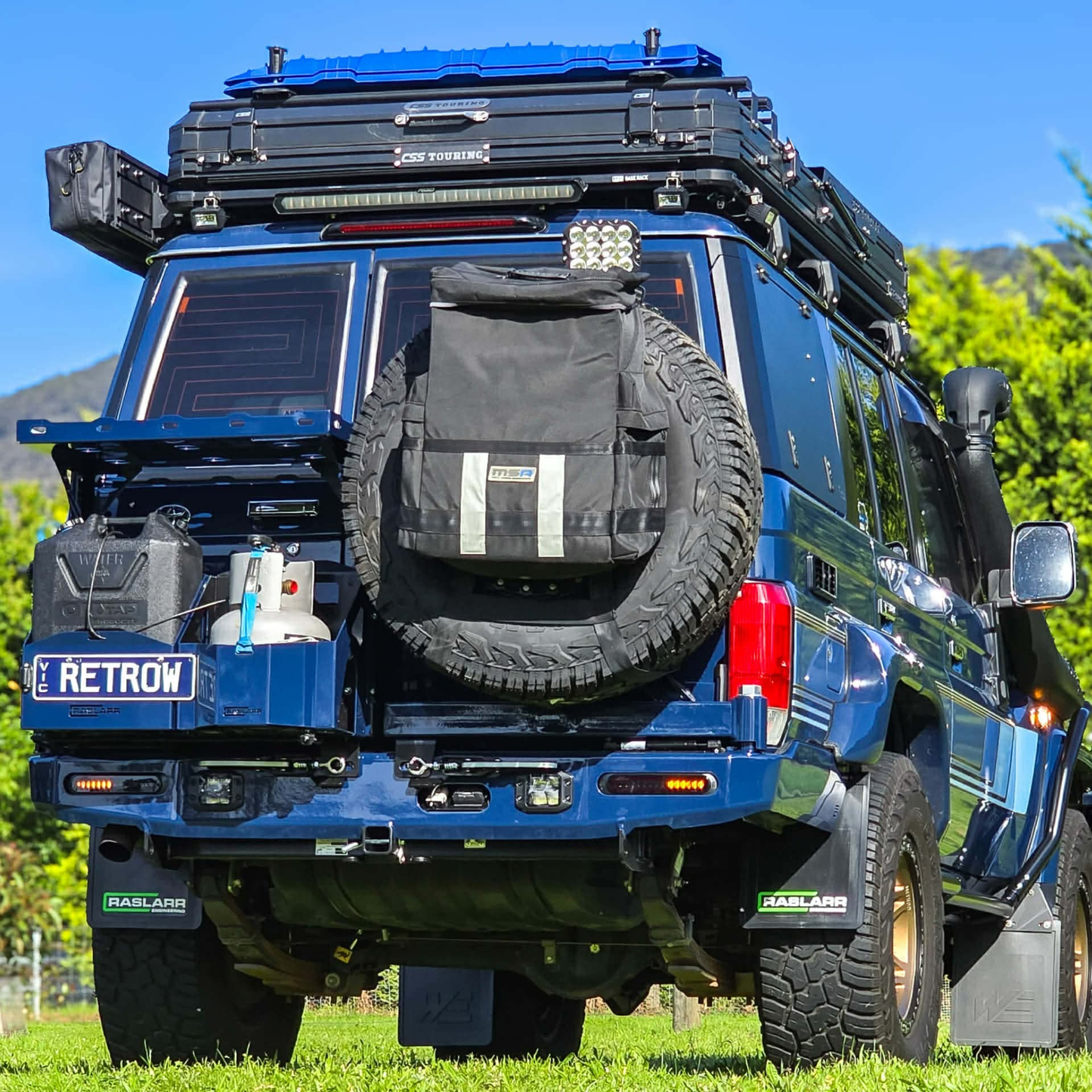 76/78 Series Toyota Landcruiser 'V2' Rear Bar