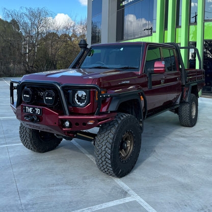 70 Series Facelift Dual Cab Sliders & Rails